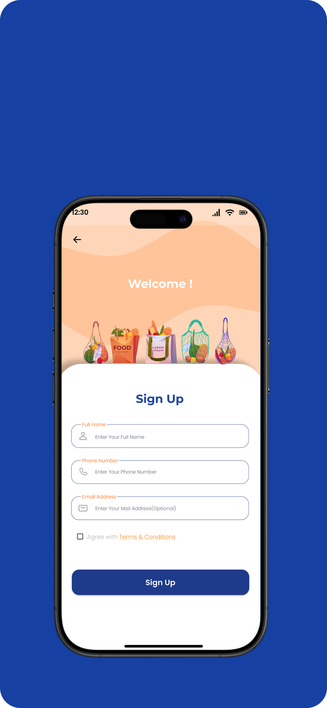 Sign Up Page
